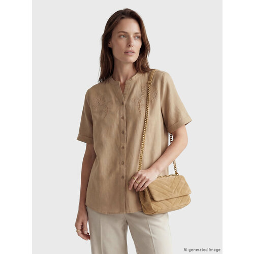 фото Рубашка lc waikiki, размер 44, dark beige