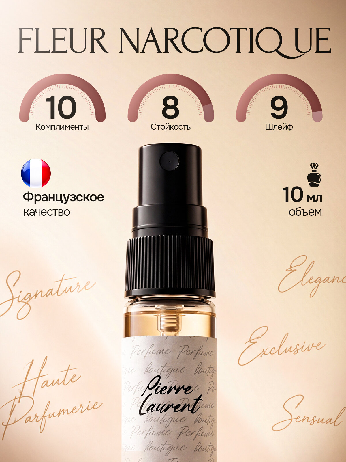 Духи женские стойкие Fleur Narcotique Флер Наркотик 10 мл