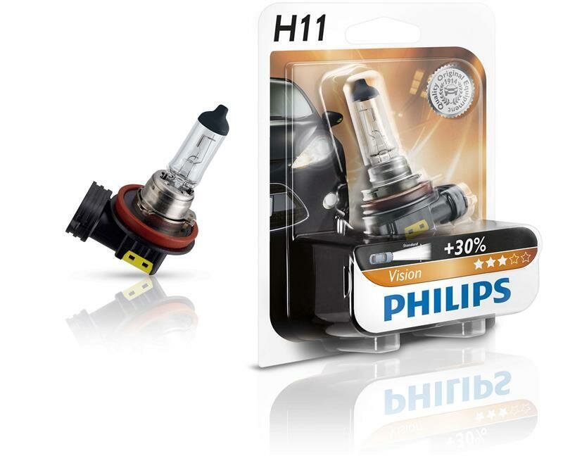 Лампа автомобильная Philips "Premium", H11 12362 12V 55W. 12362PRB1
