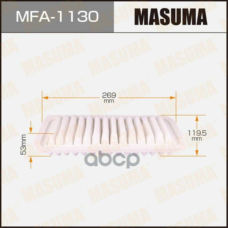 Фильтр воздушный Masuma арт. MFA1130