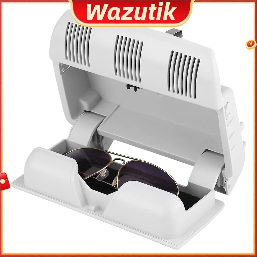 Футляр для автомобильных очков Wazutik из ABS-пластика, цвет серый, артикул 2816397335