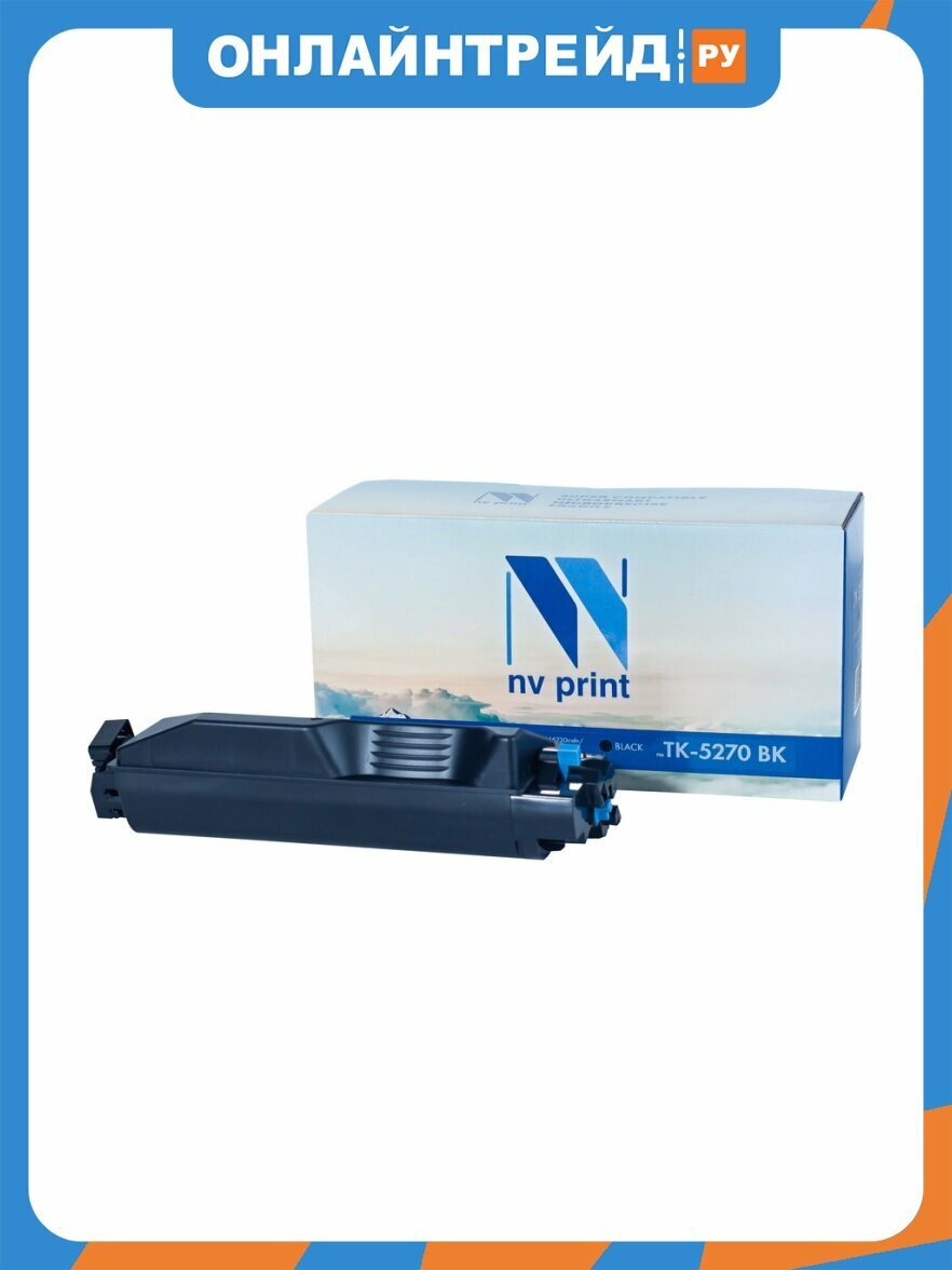Картридж NV Print NVP совместимый NV-TK-5270 Black для Kyocera EcoSys M6230cidn/P6230cdn/M6630cidn (8000k)