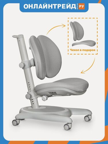 Изображение товара Кресло детское Ergokids Ortoback Duo Grey Y-510 G