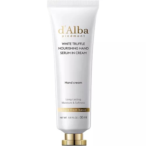D`ALBA Крем для рук White Truffle Nourishing Hand Serum In Cream, 30 мл