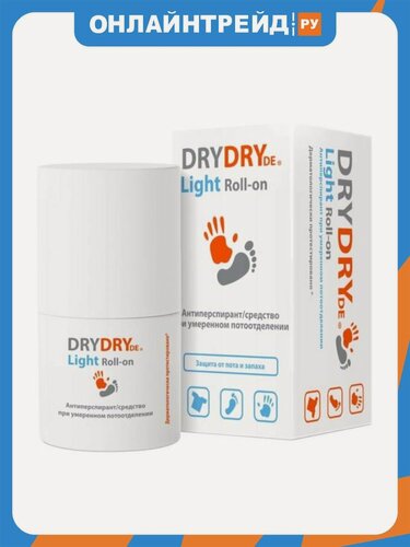 Изображение товара Дезодорант антиперспирант Dry Dry Light при умеренном потоотделении, 50 мл