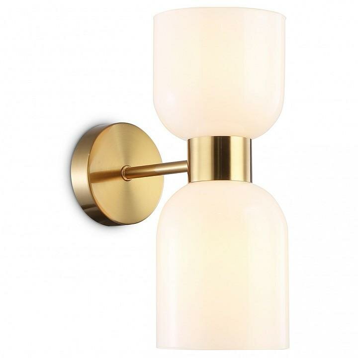 Бра Ambrella Light LH LH56097 цвет плафона подвески Белый, цвет арматуры Латунь
