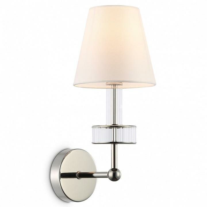 Бра Ambrella Light LH LH71005 цвет плафона подвески Белый, Прозрачный, цвет арматуры Никель