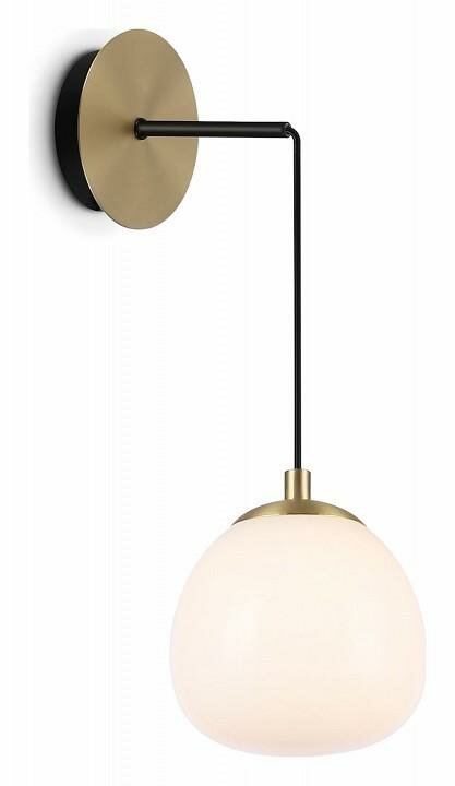 Бра Ambrella Light LH LH51005 цвет плафона подвески Белый, цвет арматуры Золото, Черный