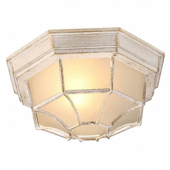 Потолочный светильник Arte Lamp Pegasus A3121PF-1WG цвет плафона подвески Прозрачный, цвет арматуры Белый, Золото