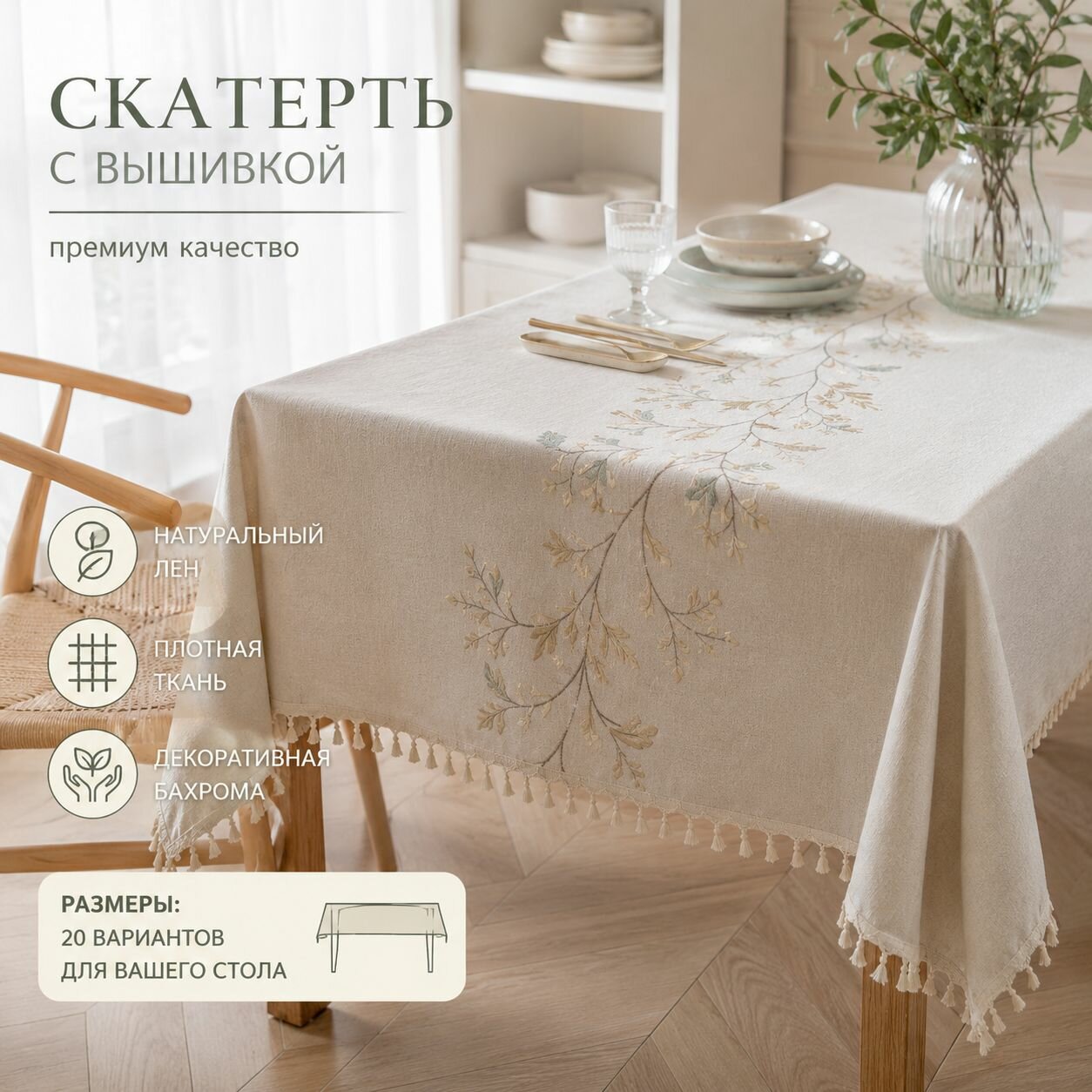 Клеенка на стол 120x180 см полиэстер водоотталкивающая пропитка салатовый