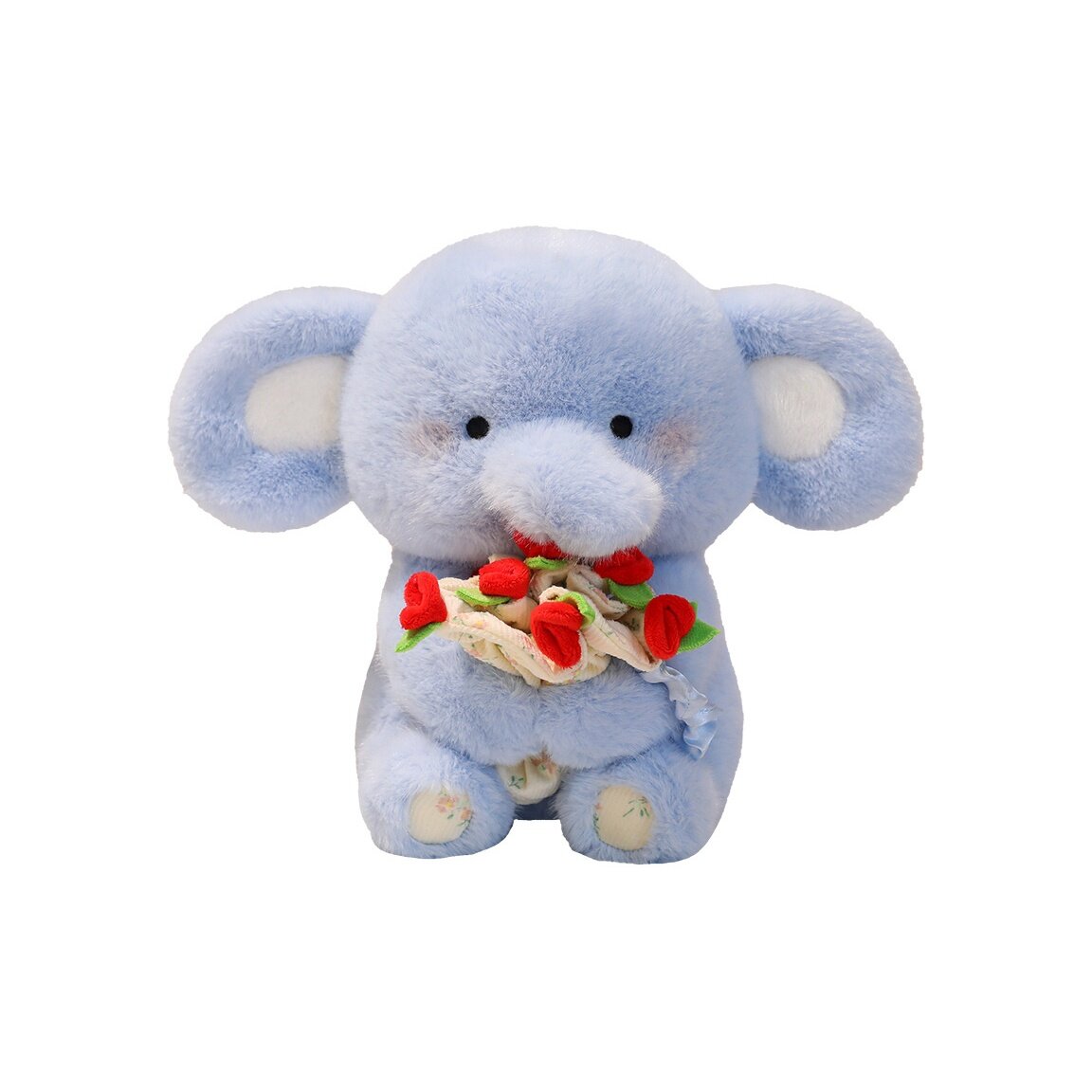 Подарочный пакет унисекс GUAIGUAIXIONG "Счастливого дня", 30CM EU, Blue Flower Elephant