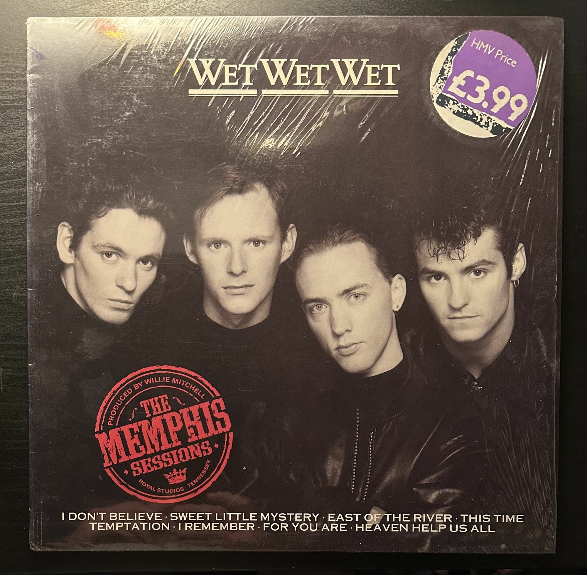 Виниловая пластинка Wet Wet Wet The Memphis Sessions (Англия 1988г.)