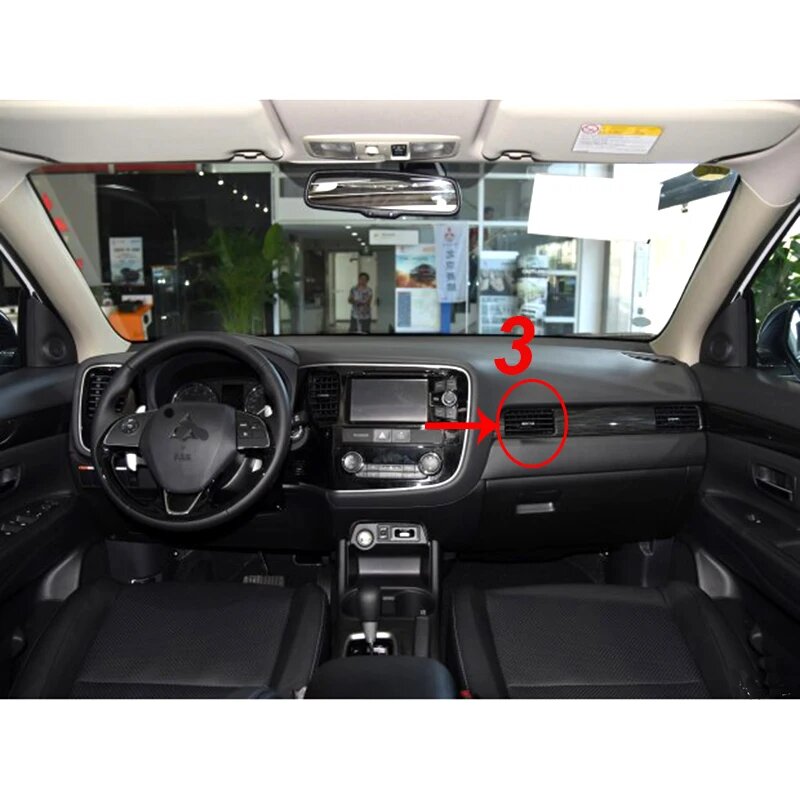 Боковой вентиляционный воздуховод для Mitsubishi Outlander, Цвет: Position 3-1 PCS