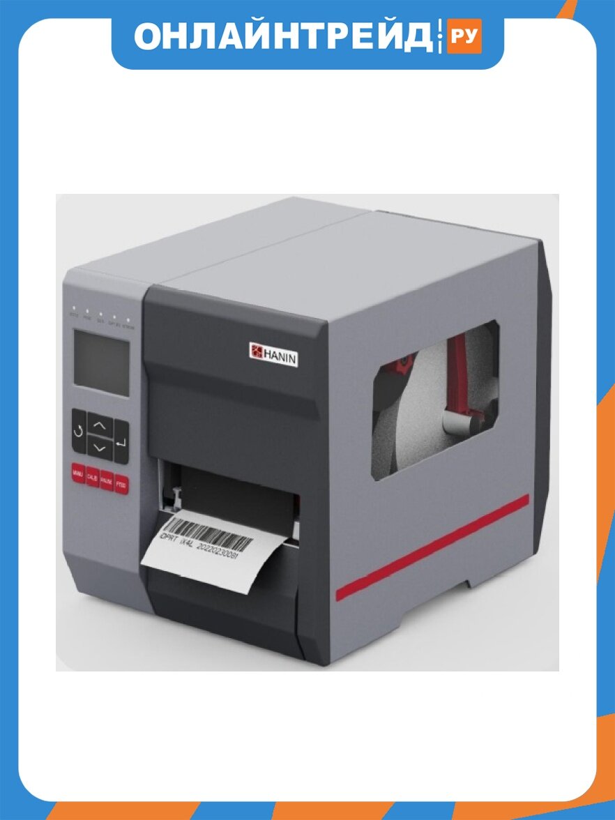 Принтер Idprt этикеток iQ4, 4", TT, 203DPI, 10IPS (254 mm/sec), 128/256MB, RTC, USB Type B 1, USB HO