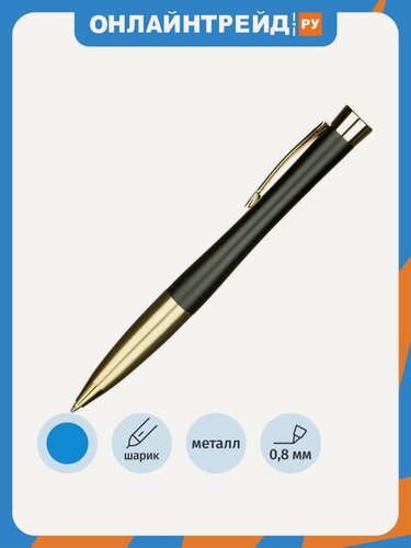Изображение товара Ручка шариковая Parker Urban Muted Black GT BP Twist, синий, Китай,2143640