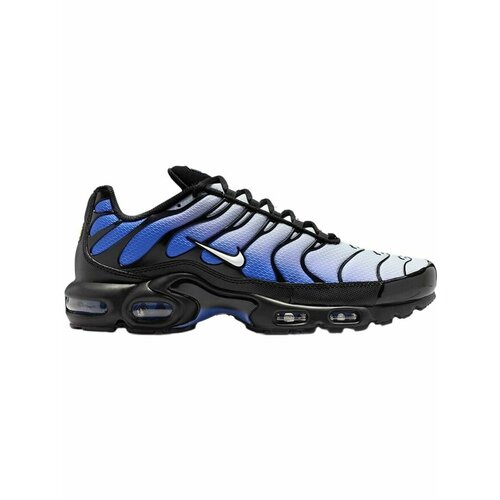 фото Кроссовки nike air max plus, полнота f (eu)/ на среднюю стопу, размер 9 us, черный, белый
