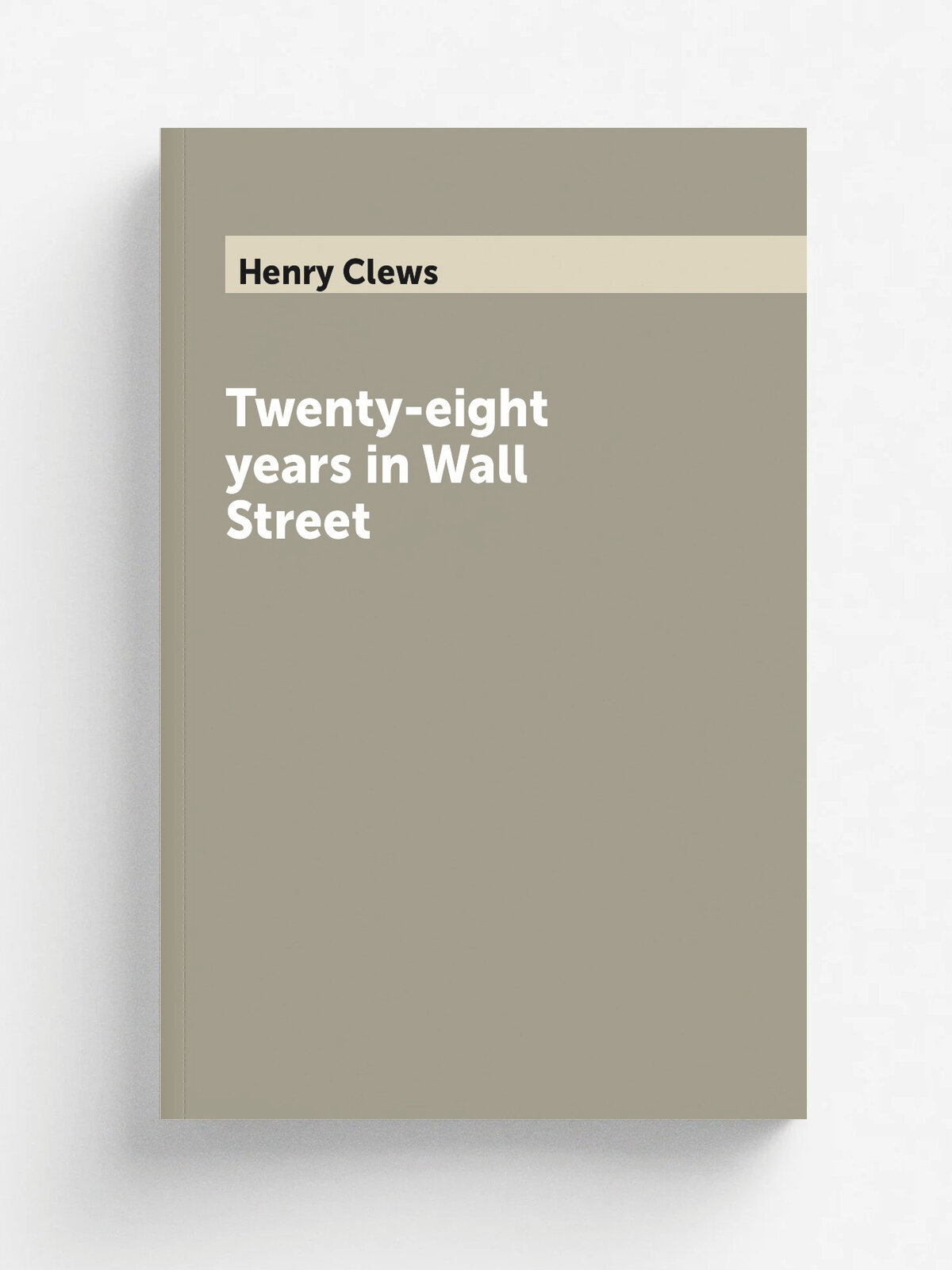 Twenty-eight years in Wall Street