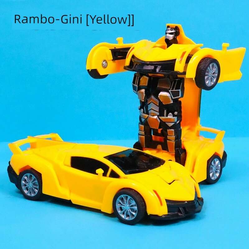 Робот-машина Рампейдж, желтый цвет, обучающая игра для детей