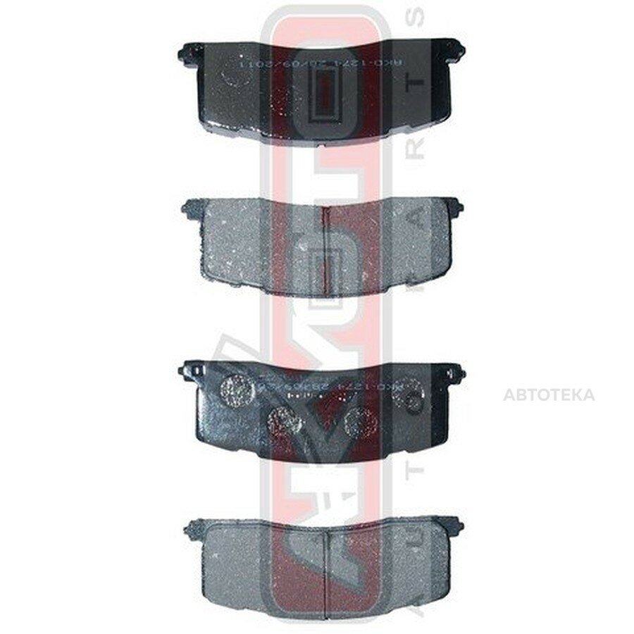 Колодки тормозные дисковые задние AKYOTO AKD1274