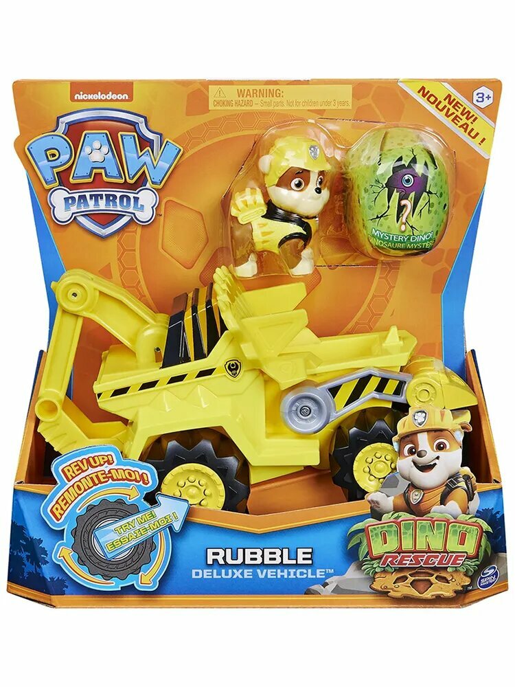 Spin Master Nickelodeon Paw Patrol Роскошное транспортное средство для спасения Динозавров / с загадочной фигурой динозавра