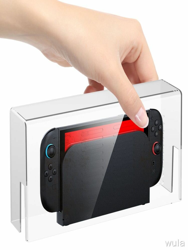 Прозрачный пылезащитный чехол для Nintendo Switch 2 из акрила с отверстиями для охлаждения