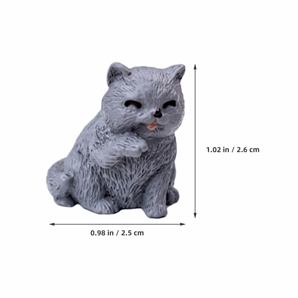 12 Штук Милые Мини Котята Из Резины Реалистичные Фигурки Кошек 2 60X2 50X1 50Cm