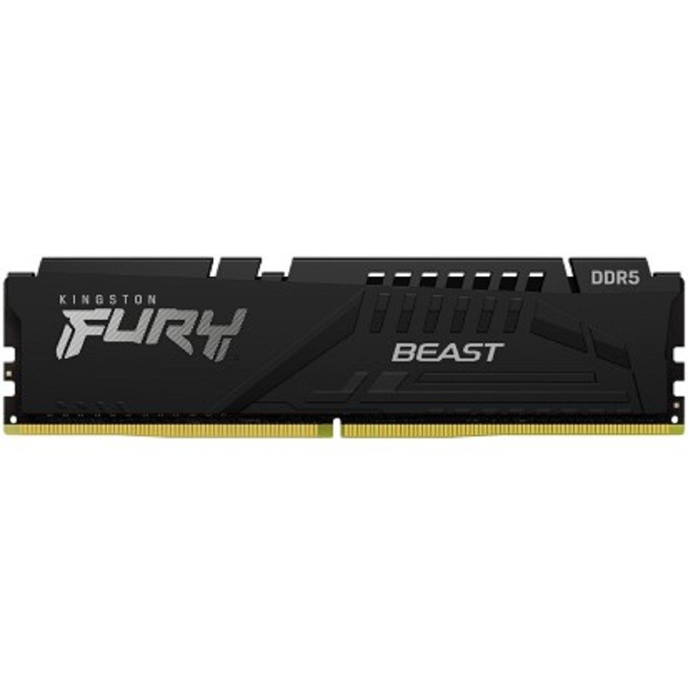 Модуль памяти Kingston DDR5 DIMM 8GB 5200MHz CL40 DRAM FURY Beast Black KF552C40BB-8