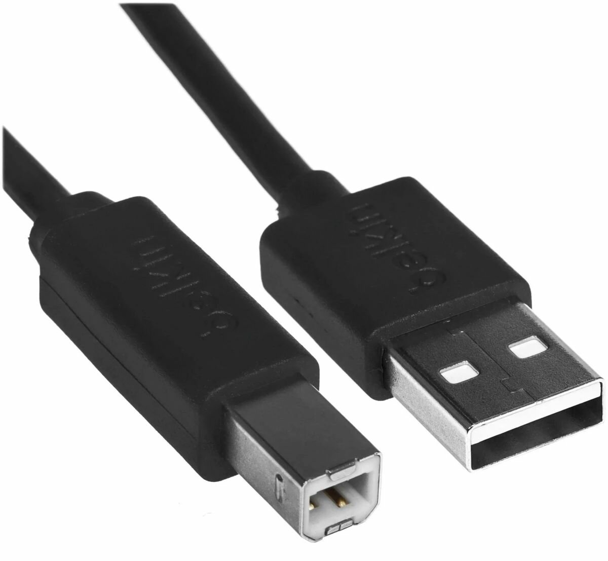 Кабель для подключения принтеров Belkin USB-A 2.0 To USB-B 2.0 Premium Printer Cable. Длина: 3м. Цвет: черный