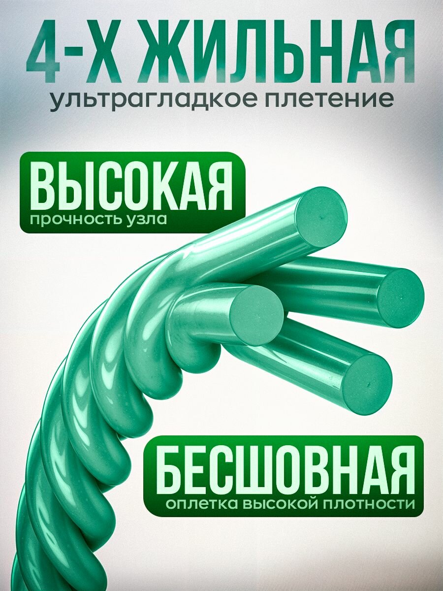 Леска плетенка для спиннинга, фидера, рыбалки 0.12 мм, 100 м — фото 1