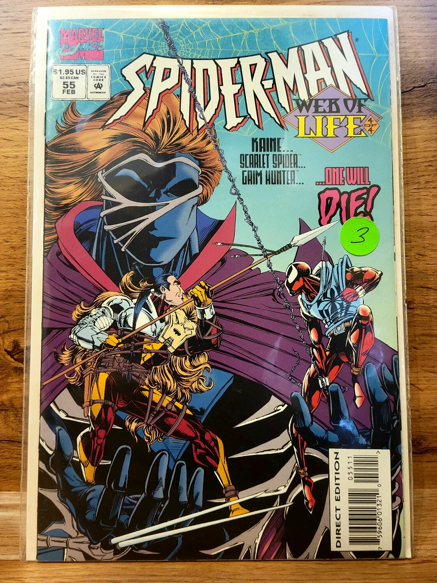 Ретро Комикс Spider Man #55. 1995 Год. Оригинал!