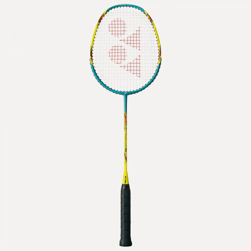 Изображение товара Ракетка для бадминтона Yonex Nanoflare E13 с натяжкой, Turquoise/Yellow, 3U/5G