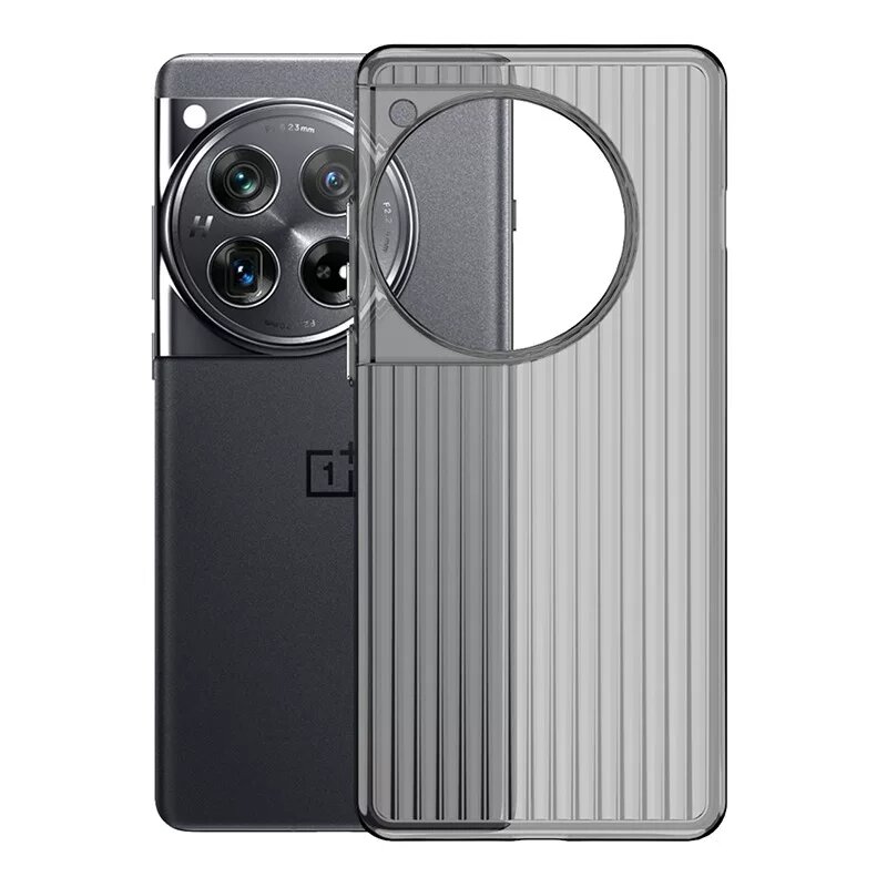 Чехол для OnePlus Ace 2 Pro оптически черный, тонкий ударопрочный, не желтеет