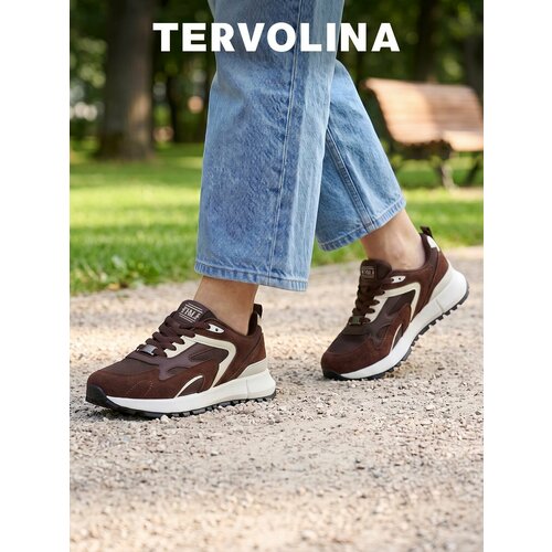 фото Кроссовки tervolina, полнота f, размер 37, коричневый