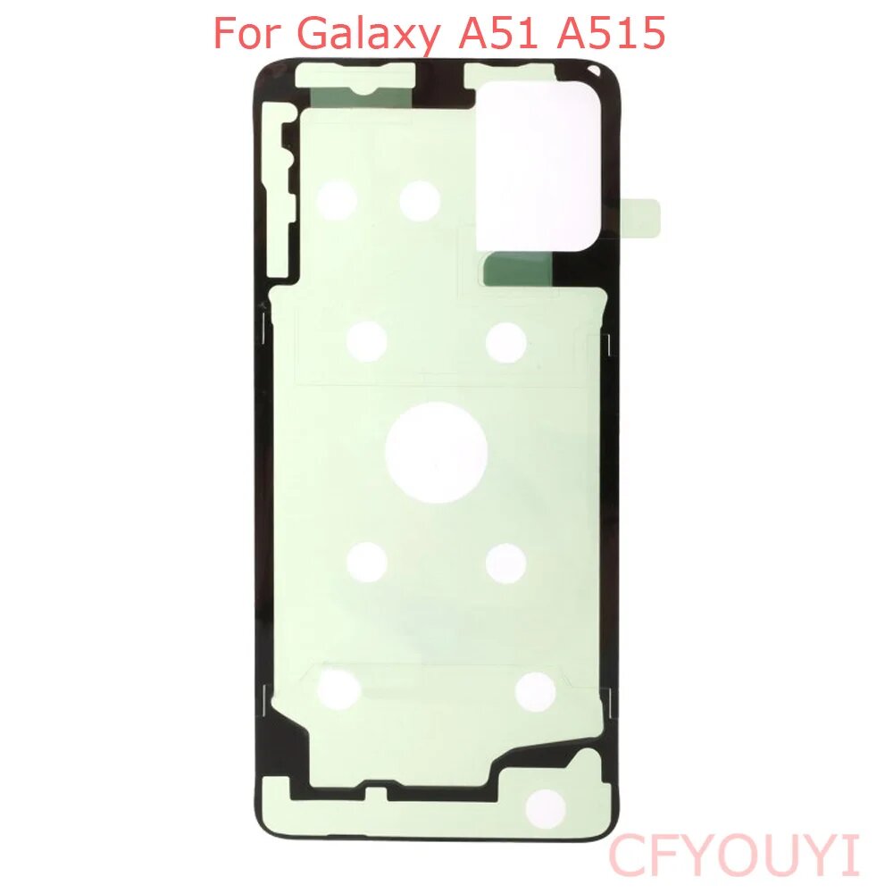 1 ~ 5 шт. для Samsung Galaxy A51 A515, клейкая наклейка на заднюю крышку корпуса телефона 2pcs