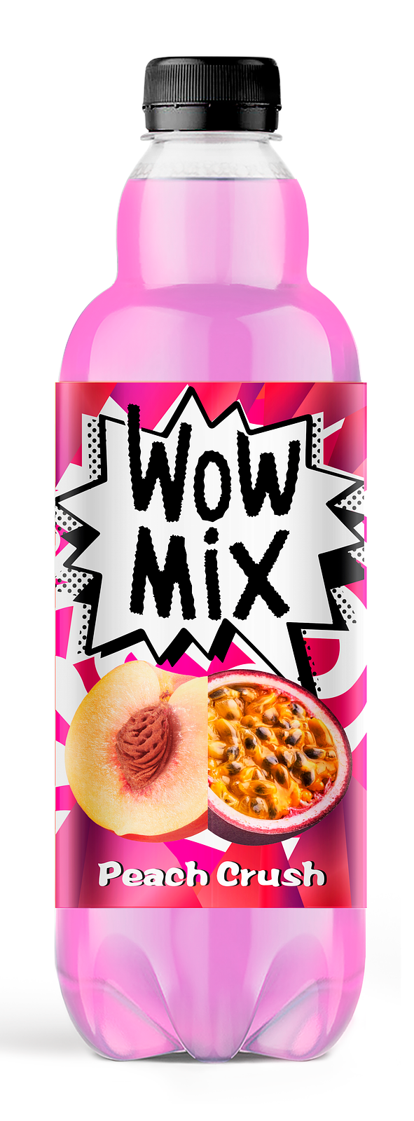 Упаковка из 12 штук Напиток газированный «Wow Mix» Peach Crush 0,45л