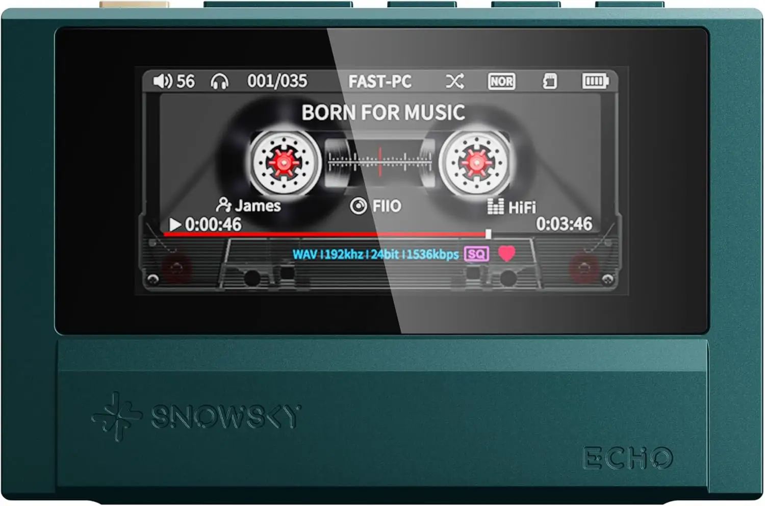 Fiio MP3-плеер 4 ГБ, зеленый