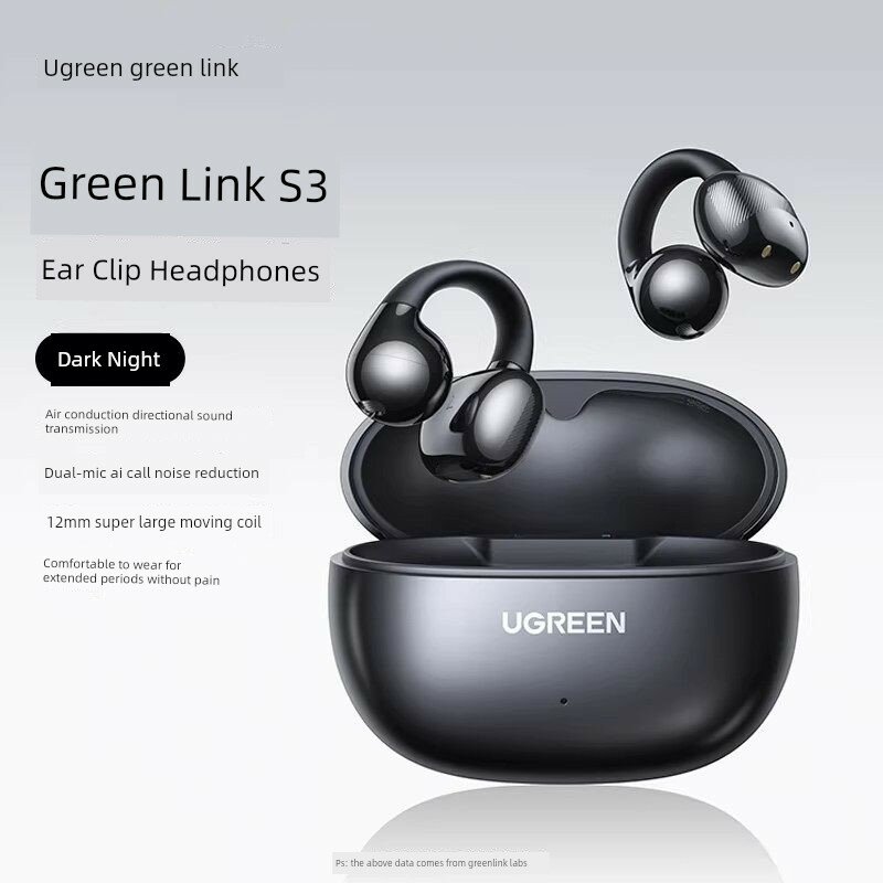 Беспроводные наушники Leefun S3 Bluetooth без вставки в ухо, 30 часов автономной работы, IPX5 водонепроницаемые, цвет