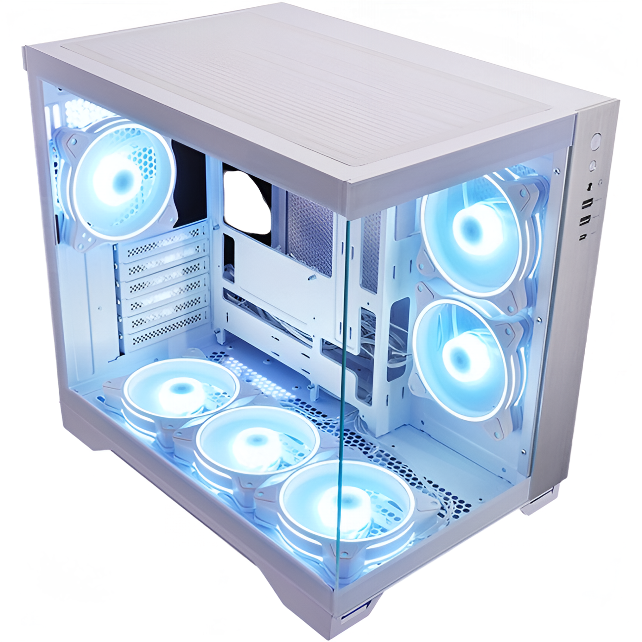 Корпус Midi-Tower Chieftec VISIO TG, ARGB, White (GM-30W-TG-OP)