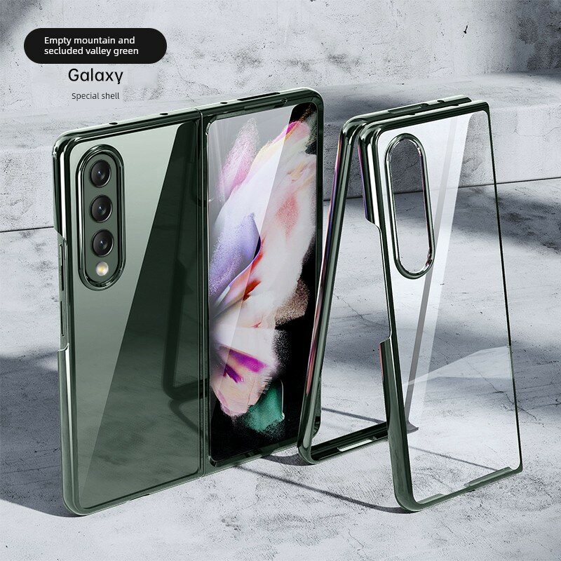 Чехол для Samsung Galaxy Z Fold3 цвета «воздушная зелень», полная защита складного экрана