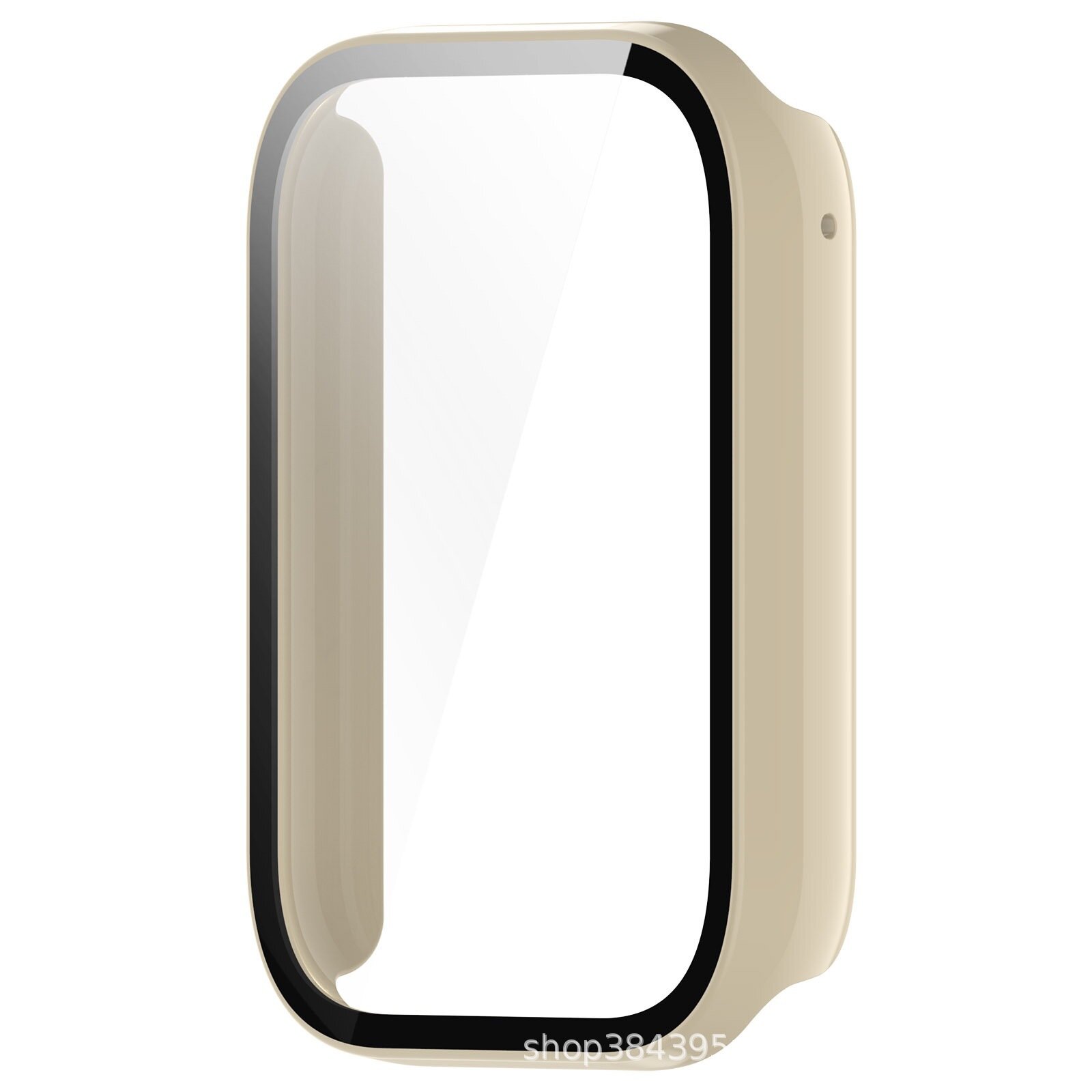 Белая слоновая кость защитная накладка из ПК и закаленного стекла для Xiaomi Mi Band 9 Pro, одна штука