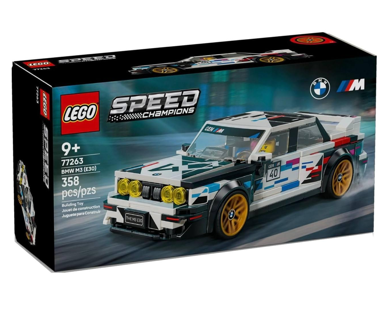 Конструктор LEGO Speed Champions 77263 Автомобиль BMW M3 (E30), 358 дет. — фото 1