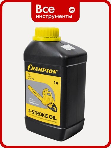 Изображение товара Масло для 2-тактных двигателей минеральное JASO FB 1 л Champion 952831