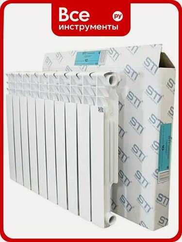 Изображение товара Радиатор алюминиевый Classic 500-80 10 секций STI D220-00082 Т0000001033