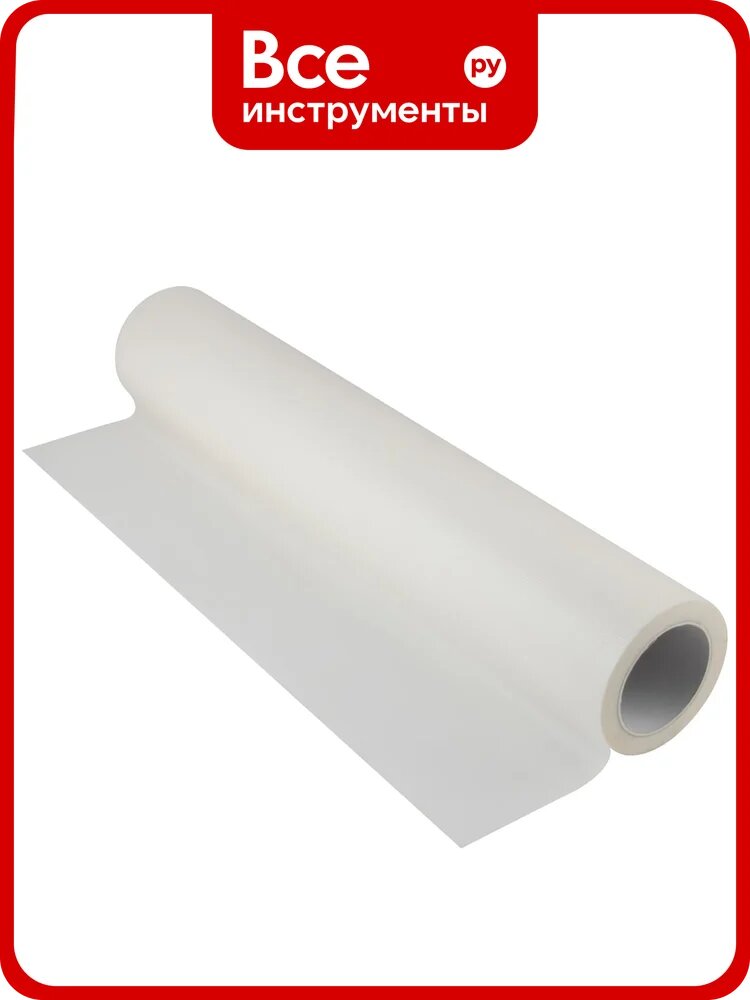 Пленка антипылевая напольная для окрасочных камер 60 см, 20 м WIEDERKRAFT WDK-F60(ANTI SLIP), 600 мм, белый