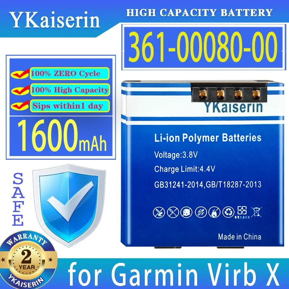 Аккумуляторы для спортивных камер Garmin Virb X Compact