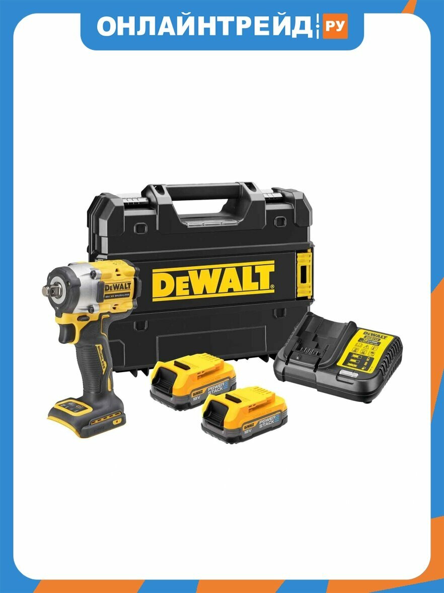 Гайковерт аккумуляторный Dewalt DCF921E2T