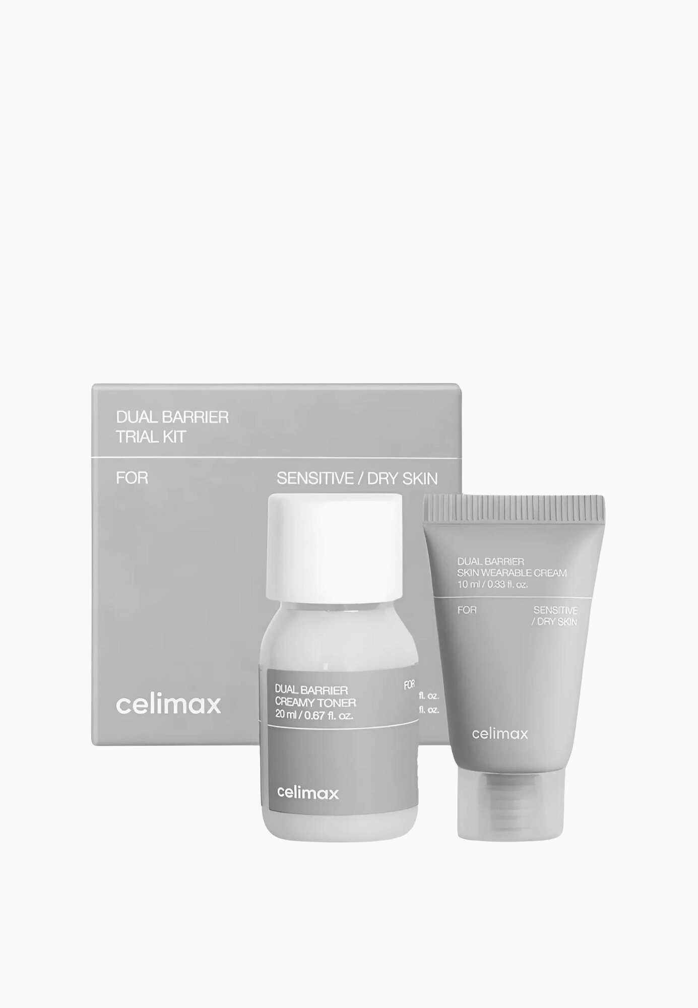 Celimax Набор миниатюр барьерных средств Dual Barrier Trial Kit 20ml+10ml