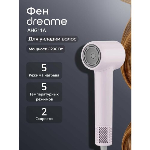 фото Фен dreame нairdryer mini purple ahg11a