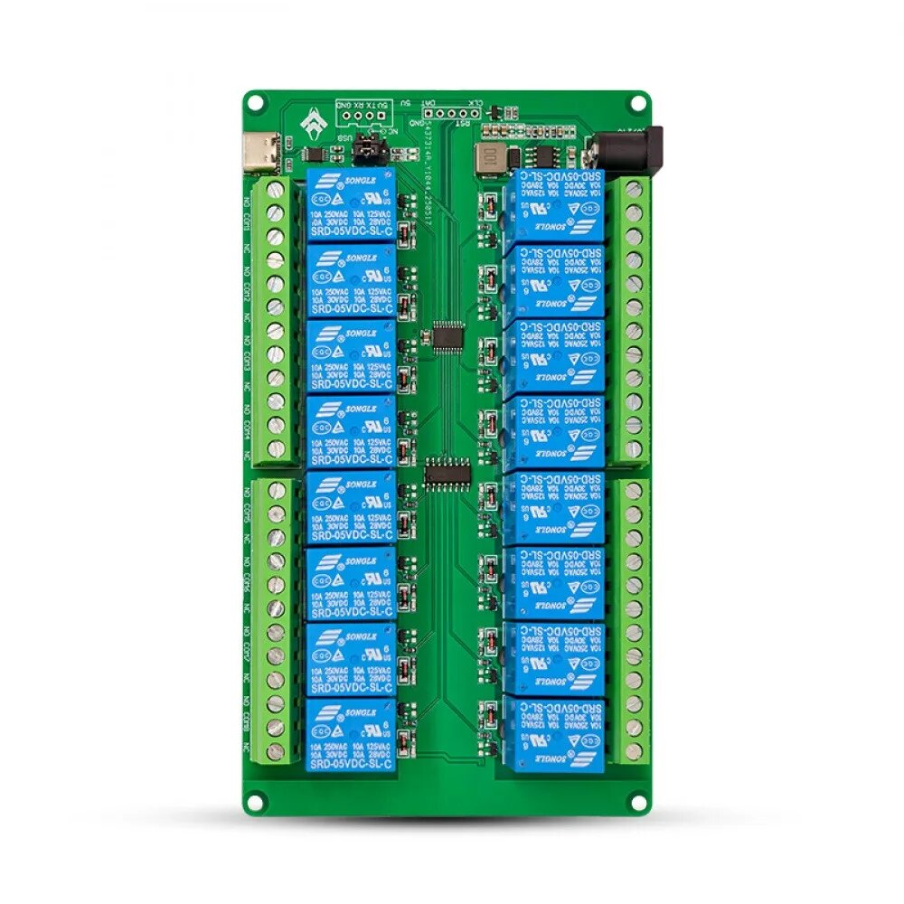 USB релейный модуль LCUS-16 16 каналов