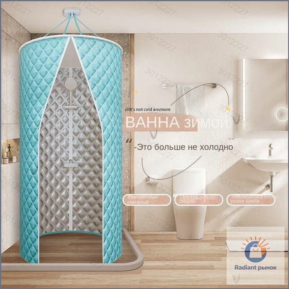 Душ садовый 20x20 сантиметров, вес 960 граммов, Компактный размер, Легкий корпус — фото 1